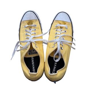 Converse Chuck Taylor All Star Yellow Low Top Sneakers Shoes M 9.5 W 11.5